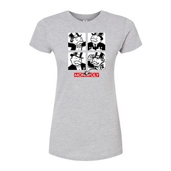 Juniors' Monopoly Mr. Monopoly Fitted Tee