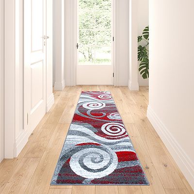 Masada Rugs Masada Rugs Stephanie Collection 2 x7 Area Rug Runner with Modern Contemporary Design 1103