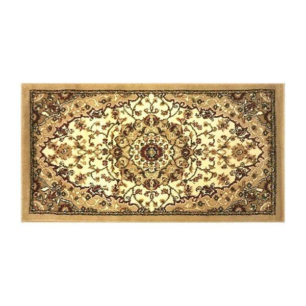 Masada Rugs Masada Rugs Bellagio Collection 2'x3' Traditional Oriental Door Mat Area Rug in