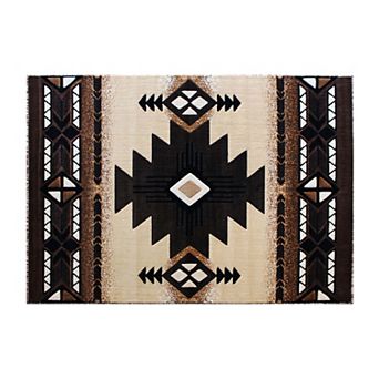 Masada Rugs Masada Rugs 5'x7' Southwest Native American Area Rug - Design C318 Berber