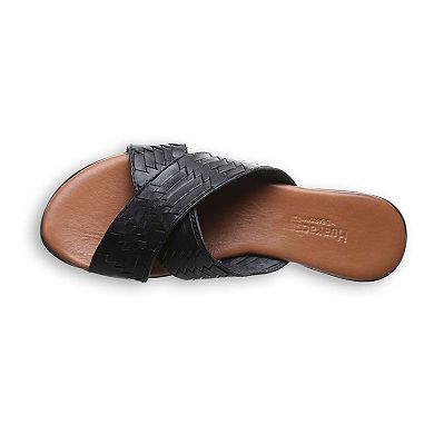 Bearpaw Ximena Women's Leather Slide Sandals