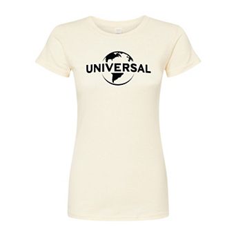 Juniors' Universal Logo Fitted Tee