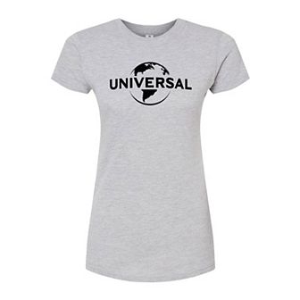 Juniors' Universal Logo Fitted Tee