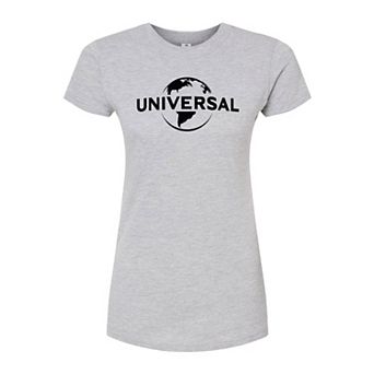 Juniors' Universal Logo Fitted Tee