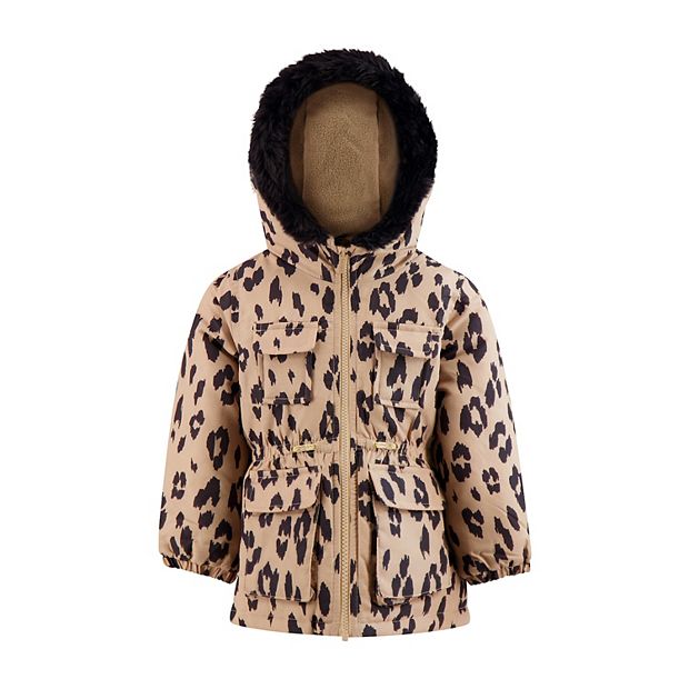 Girls animal hot sale print coat