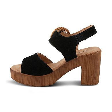 Spring Step Gamona Women's Cork Heeled Sandals