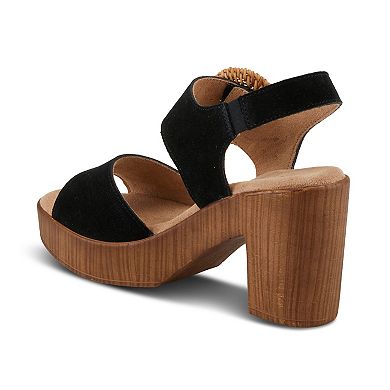 Spring Step Gamona Women's Cork Heeled Sandals