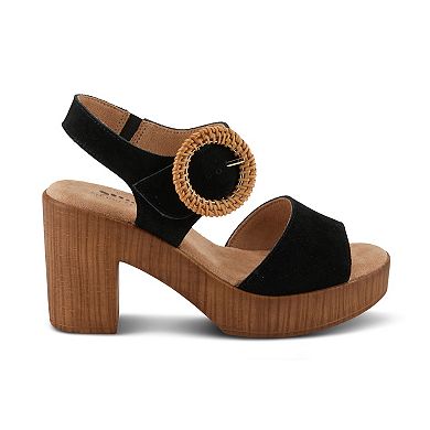 Spring Step Gamona Women's Cork Heeled Sandals