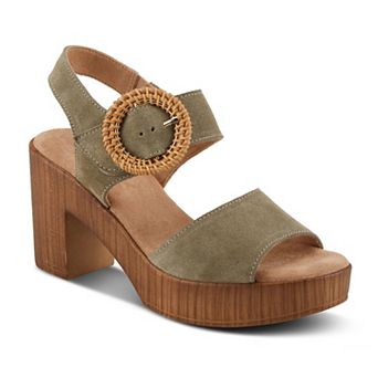 Spring Step Gamona Women's Cork Heeled Sandals