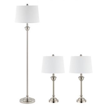Safavieh Peltier Floor & Table Lamp 3 pc Set