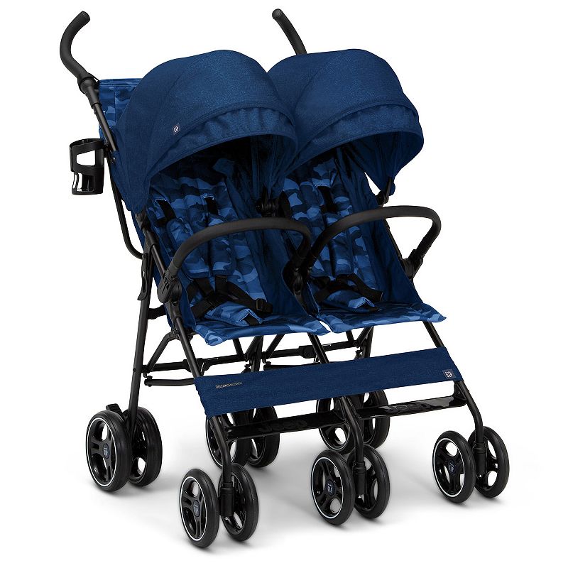 babyGap Classic Side-by-Side Lightweight Double Stroller, Blue