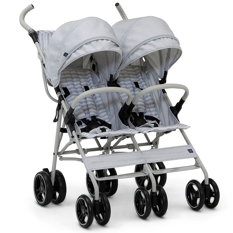babyGap Classic Side-by-Side Lightweight Double Stroller, Grey
