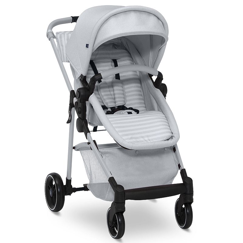 babyGap by Delta Children 2-in-1 Carriage Stroller - Gray Stripes