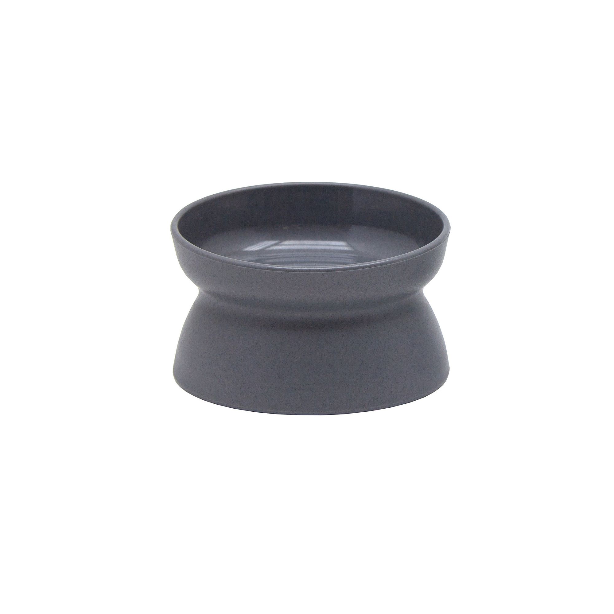 Kitty City Raised Pet Bowl, Gray