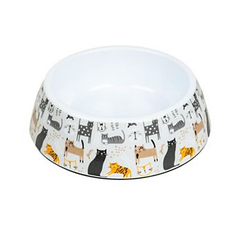Kitty City Yum Cat Print Pet Bowl