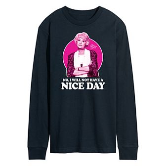 Men's Golden Girls Have Nice Day Long Sleeve Tee