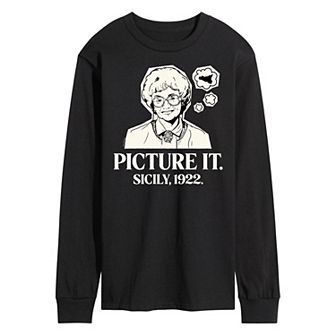 Men's Golden Girls Picture Sicily Long Sleeve Tee
