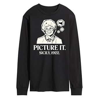 Men's Golden Girls Picture Sicily Long Sleeve Tee