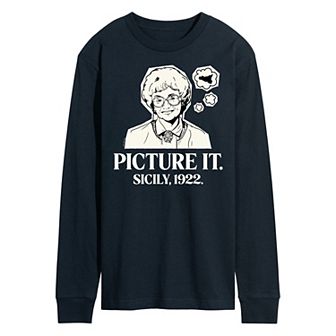 Men's Golden Girls Picture Sicily Long Sleeve Tee