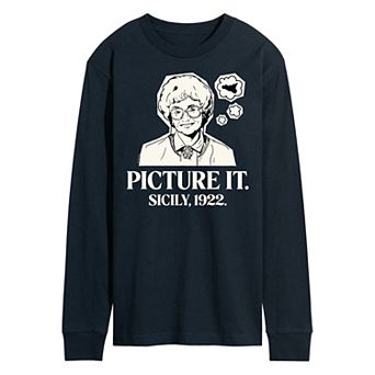 Men's Golden Girls Picture Sicily Long Sleeve Tee