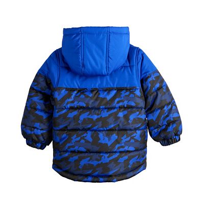 Baby & Toddler Boy Jumping Beans® Heavyweight Fleece Lined Puffer Jacket