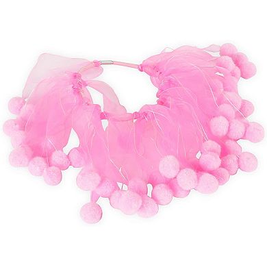 Okuna Outpost Fancy Pink Dog Collars for Small Pets (4 Pack)