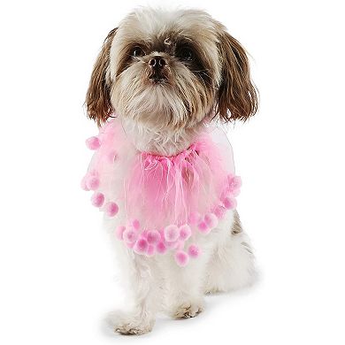 Okuna Outpost Fancy Pink Dog Collars for Small Pets (4 Pack)