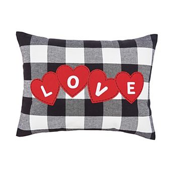 C&F Home Love Buffalo Check Valentine's Day Throw Pillow