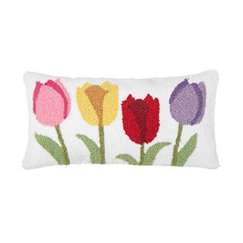 C&F Home Tulip Garden Floral Throw Pillow
