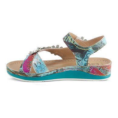 L'Artiste By Spring Step Charleen Women's Leather Sandals 