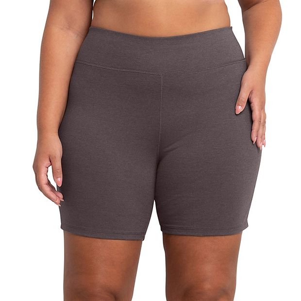 Plus Size Just My Size® Stretchy Jersey Bike Shorts