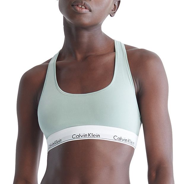 Calvin Klein Modern Cotton Modal Wireless Unlined Racerback Bralette F3785