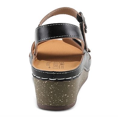 L'Artiste By Spring Step Roshni Women's Leather Sandals