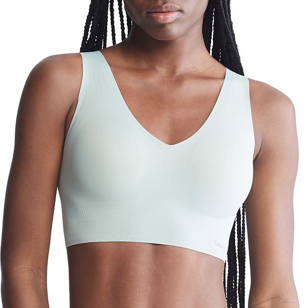 Calvin Klein Invisibles Comfort Lightly Lined V-Neck Bralette QF4708