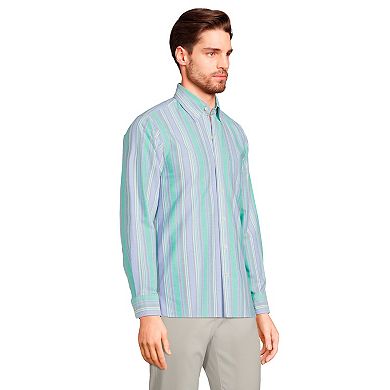 Men's Lands' End Tailored-Fit Sail Rigger Oxford Shirt