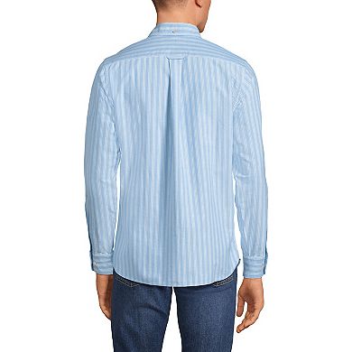 Men's Lands' End Tailored-Fit Sail Rigger Oxford Shirt