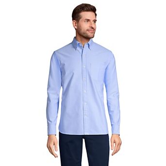 Men's Lands' End Tailored-Fit Sail Rigger Oxford Shirt