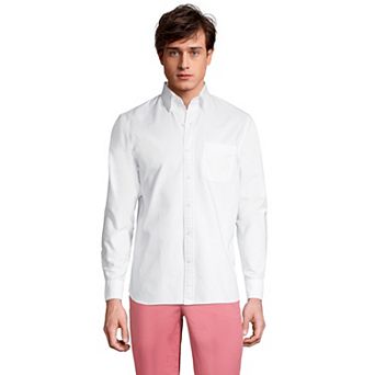 Men's Lands' End Tailored-Fit Sail Rigger Oxford Shirt