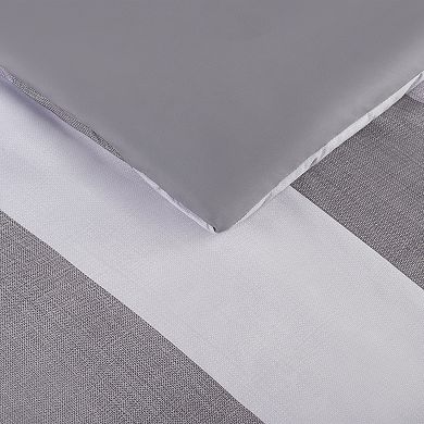 Serta® Simply Clean Billy Textured Stripe Antimicrobial Complete Bedding Set with Sheets