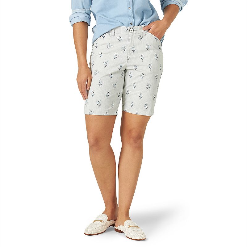 Women's Lee Chino Bermuda Shorts, Size: 14 Regular, Floral Stripe medium 