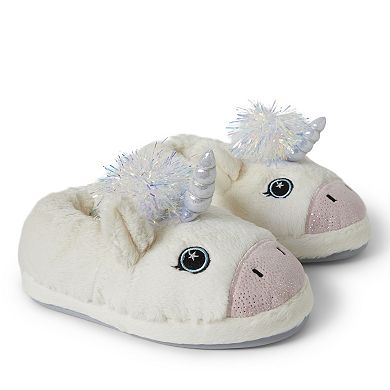 Dearfoams Emery Kids' Critter Slippers