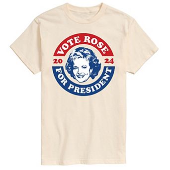 Men's Golden Girls President Rose Tee