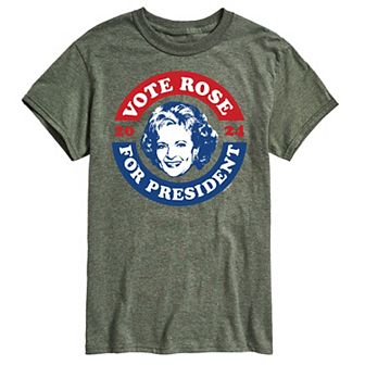 Men's Golden Girls President Rose Tee
