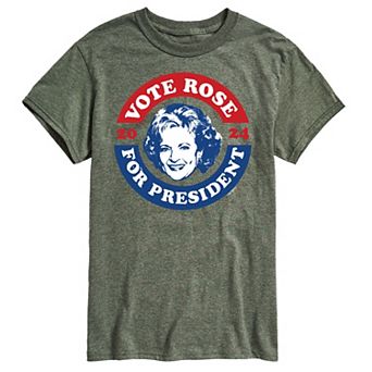 Men's Golden Girls President Rose Tee