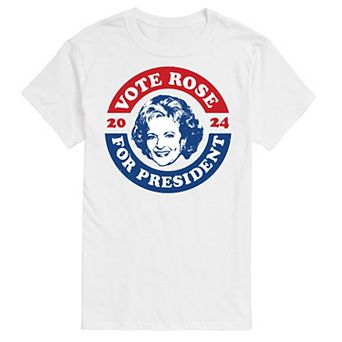 Men's Golden Girls President Rose Tee