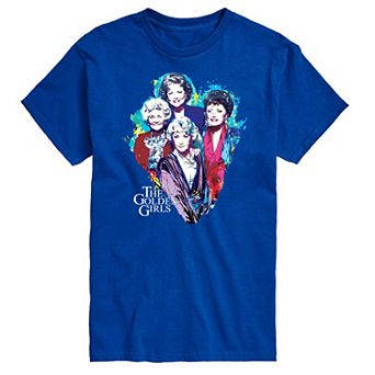 Men's Golden Girls Paint Splatter Group Tee