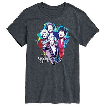 Men's Golden Girls Paint Splatter Group Tee