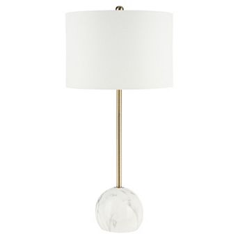 Safavieh Kyrene Table Lamp - Marble Base and Brass Finish