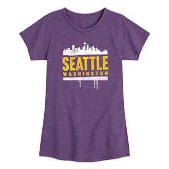 Girls 7-16 Seattle Washington Graphic Tee