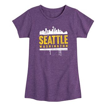 Girls 7-16 Seattle Washington Graphic Tee